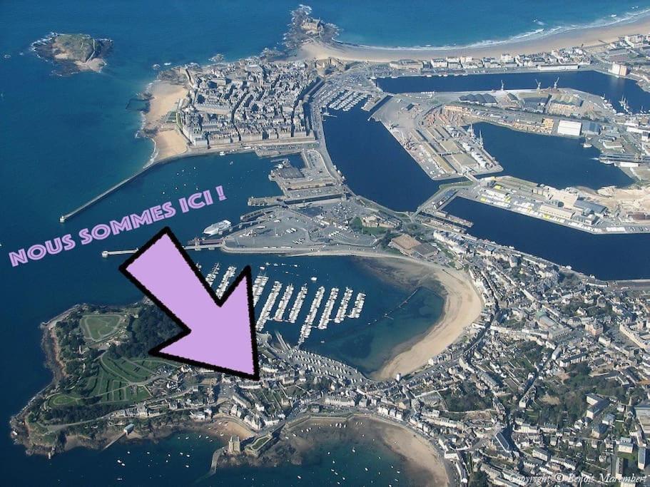 Appartement Frida - Plage 50M - Rue Gratuite Saint-Malo Luaran gambar