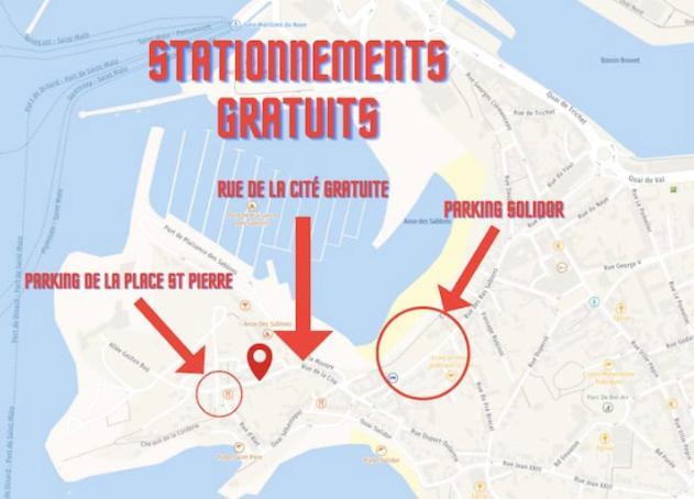 Appartement Frida - Plage 50M - Rue Gratuite Saint-Malo Luaran gambar